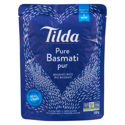 Tilda Steamed Rice Pure Basmati 250 g