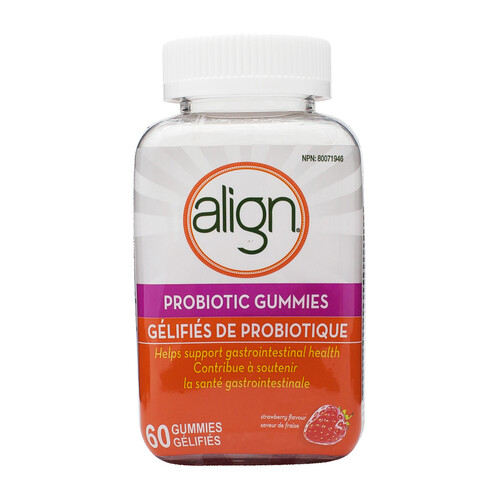 Align Probiotics Gummies Strawberry 60 Count