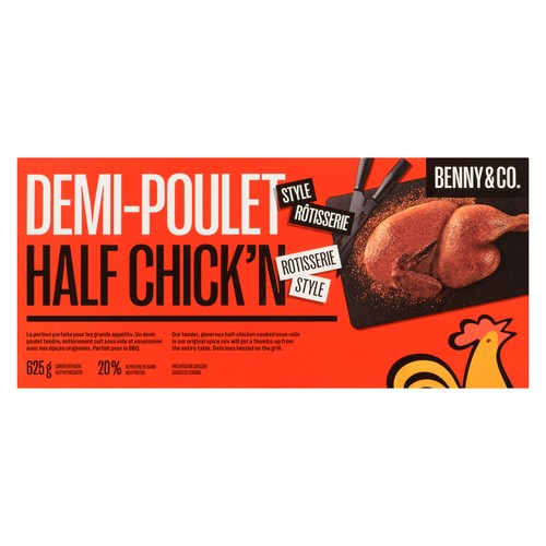 Benny & Co. Cooked Chicken Half Rotisserie Style 625 g