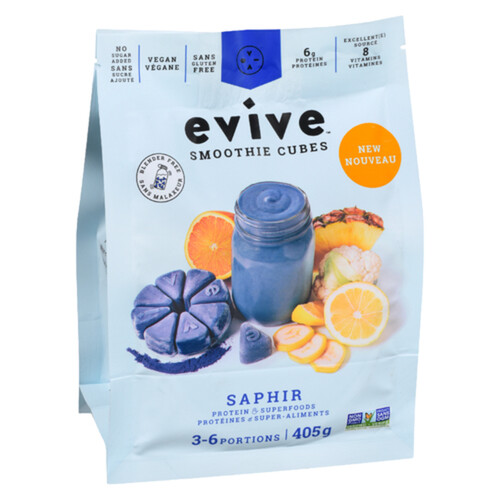 Evive Frozen Saphir Smoothie Cubes 3 Pack 405 g