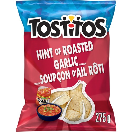 Tostitos Tortilla Chips Hint Of Roasted Garlic Flavour 275 g
