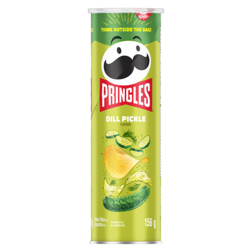 Pringles Canned Potato Chips Dill Pickle 156 g