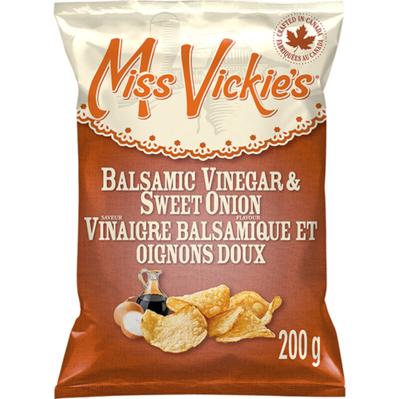 Miss Vickie's Kettle Cooked Potato Chips Balsamic Vinegar & Sweet Onion