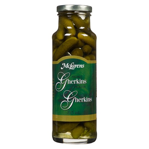 McLarens Kent Sweet Gherkins Jar 375 mL