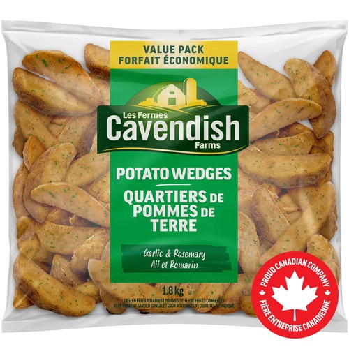 Cavendish Farms Wedges Garlic & Rosemary Value Pack 1.8 kg