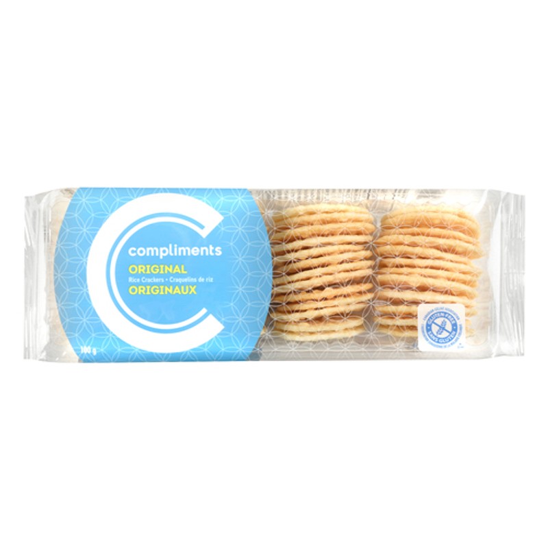 Compliments Instant Rice Compliments Rice Crackers Original 100 g - Voilà Online Groceries & Offers