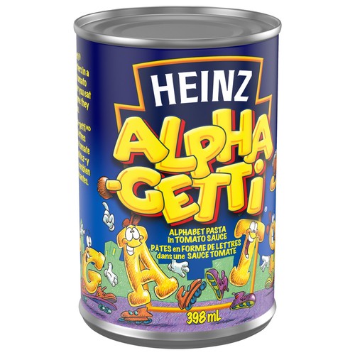 Heinz Canned Alpha-getti Pasta In Tomato Sauce 398 ml