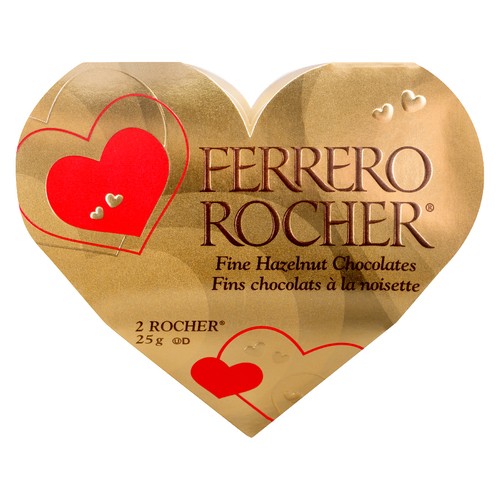 Ferrero Rocher Chocolate Hearts Fine Hazelnut 25 g
