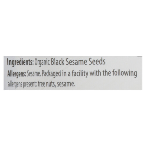 Organic Traditions Seeds Black Sesame 454 g