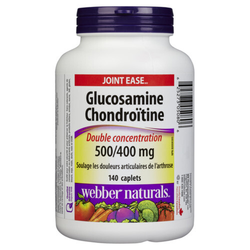 Webber Naturals Sulfate Glucosamine Chondroitin 140 EA