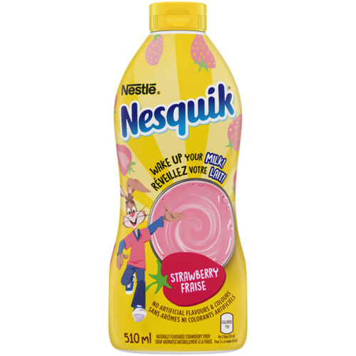 Nestlé Nesquik Syrup Strawberry 510 ml