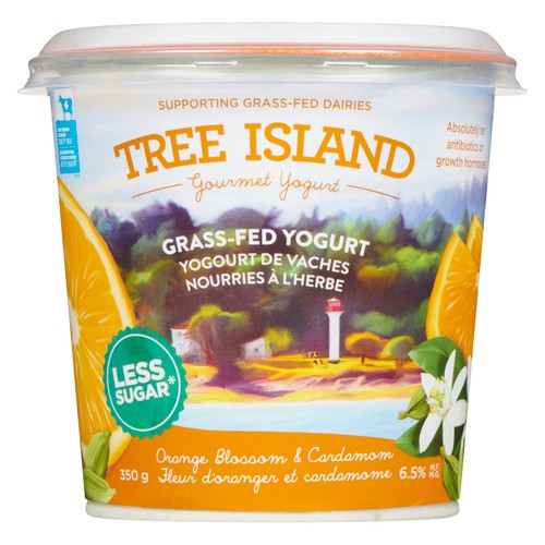 Tree Island Gourmet Yogurt Greek Orange Blossom & Cardamom Yogurt 325 g