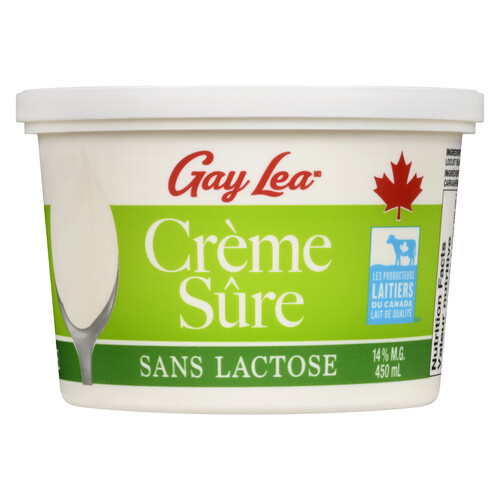 Gay Lea Lactose-Free 14% Sour Cream 450 ml