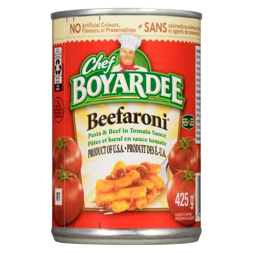Chef Boyardee Canned Pasta Beefaroni 425 g