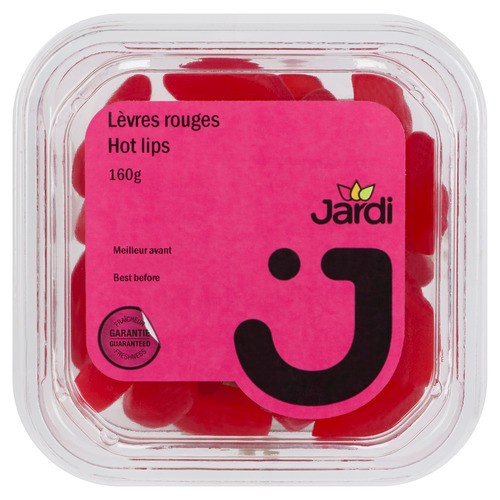 Les Aliments Jardi Candy Hot Lips 160 g