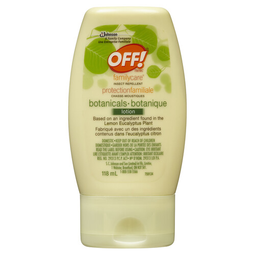 OFF! Family Care Botanicals Insect Repellent Lotion 118 ml