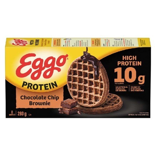 Kellogg's Eggo Frozen Waffles Chocolate Chip Brownie 280 g