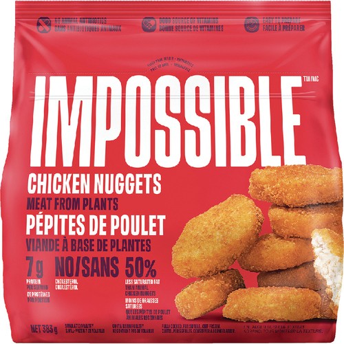 Impossible Foods Plant Based Frozen Chicken Nuggets 383 g