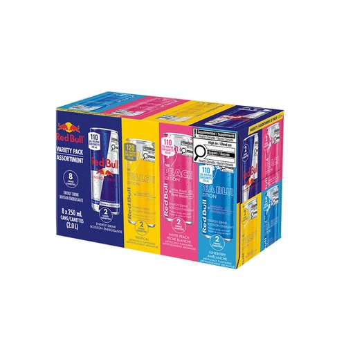 Red Bull Energy Drink Variety Pack 8 x 250 ml (cans)