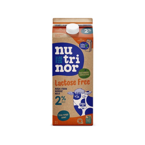 Nutrinor Lactose Free 2% Milk 2 L