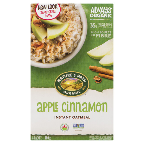 Nature's Path Organic Oatmeal Apple Cinnamon 400 g