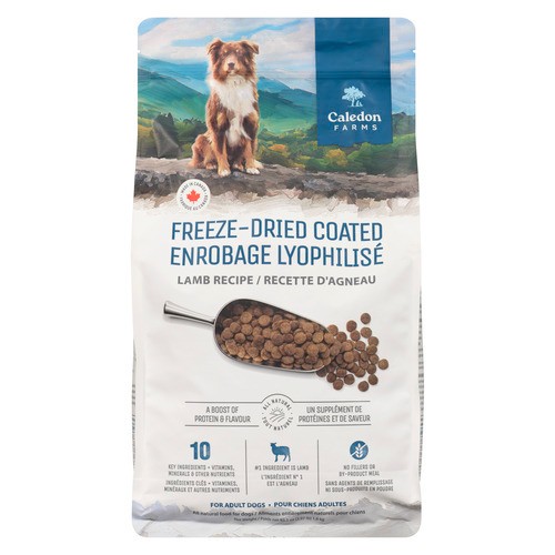 Caledon Farms Dry Dog Food Freeze-Dried Coated Lamb Recipe 1.8 kg