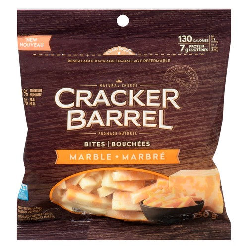 Cracker Barrel Cheese Cheddar Marble Bites 250 g