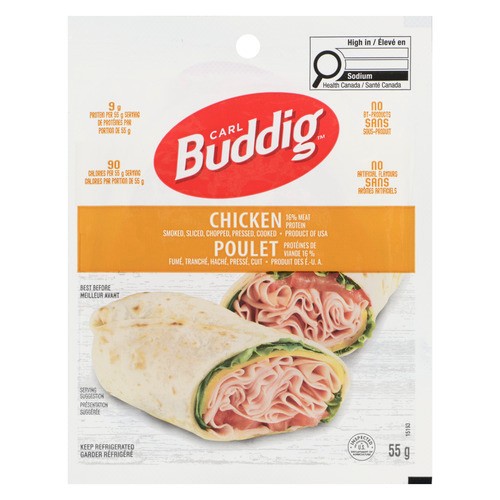 Buddig Smoked Chicken 55 g