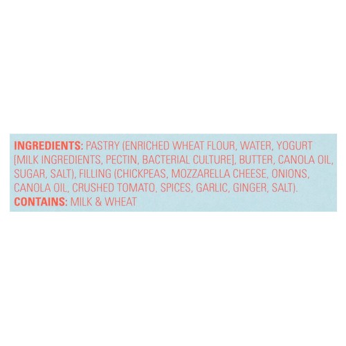 Chef Bombay Frozen Mini Cholé Naanpanadas Medium Spice 12 Pieces 240 g