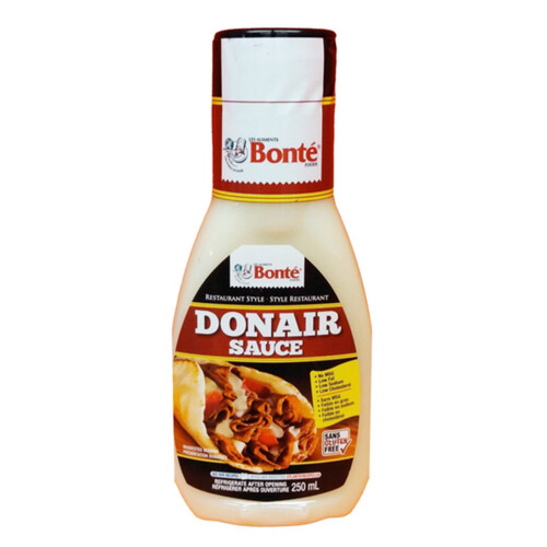 Bonte Creamy Donair Sauce Restaurnt Style 250 ml