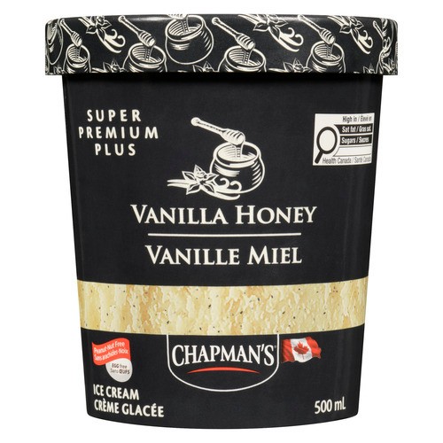 Chapman's Super Premium Plus Ice Cream Vanilla Honey 500 ml
