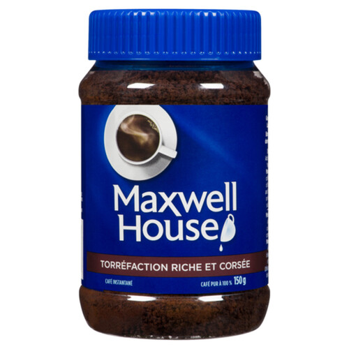 Maxwell House Instant Coffee Rich Dark Roast 150 g 