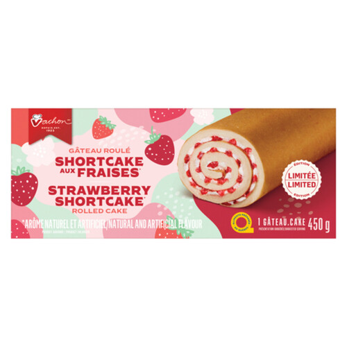 Vachon Shortcake Rolled Strawberry 450 g