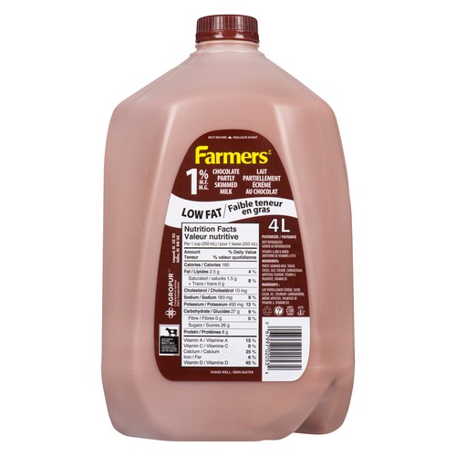 Farmers 1% Milk Chocolate 4 L