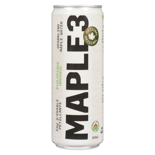 Maple 3 Organic Sparkling Maple Water Original 355 ml (can)