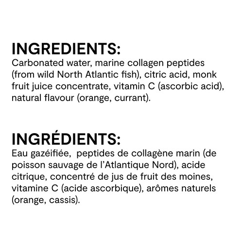 Landish Marine Collagen Sparkling Water Orange Currant 355 ml (can)