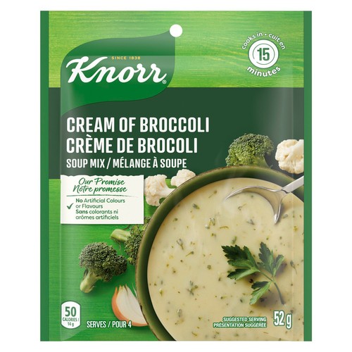 Knorr Dry Soup Mix Cream Of Broccoli For A Quick Delicious Soup 52 g