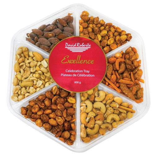 David Roberts Mix Nuts Excellence Celebration Tray 600 g