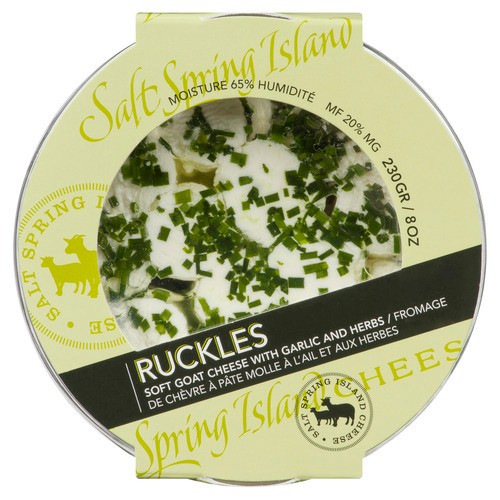 Salt Spring Island Cheese Ruckles With Herb & Garlic 230 g