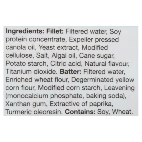 Sol Cuisine Plant-Based Frozen Crispy Tempura Fillets 333 g