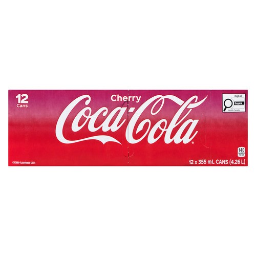 Coca-Cola Soft Drink Cherry 12 x 355 ml (cans)