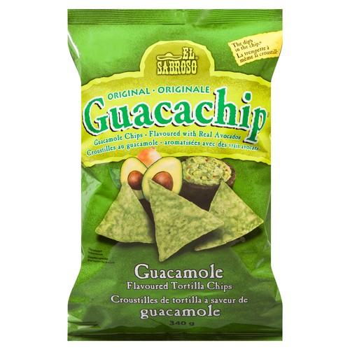 El Sabroso Guacachip Tortilla Chips Guacamole 340 g