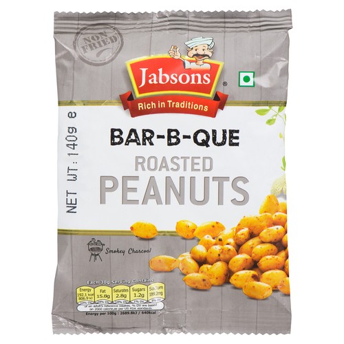 Jabsons Roasted Peanuts Bar-B-Que 140 g