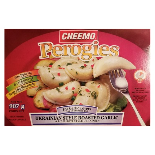 Cheemo Perogies Ukrainian Style Roasted Garlic 907 g (frozen)