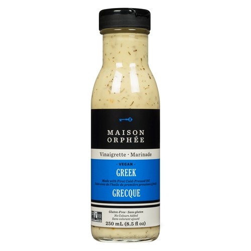 Maison Orphee Vegan Greek Vinaigrette Marinade 250 ml