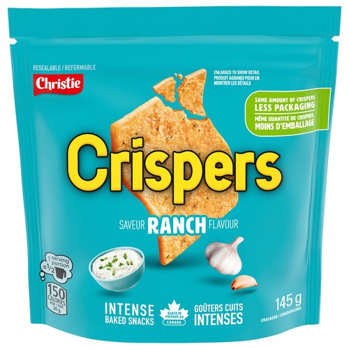 Christie Baked Crispers Ranch 145 g