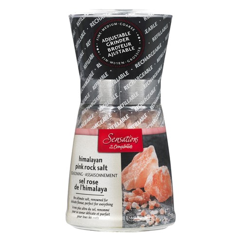 Sensations Adjustable Grinder Himalayan Pink Rock Salt 200 g