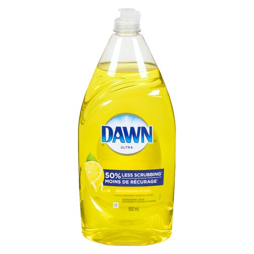 Dawn Ultra Dish Detergent Lemon 982 ml