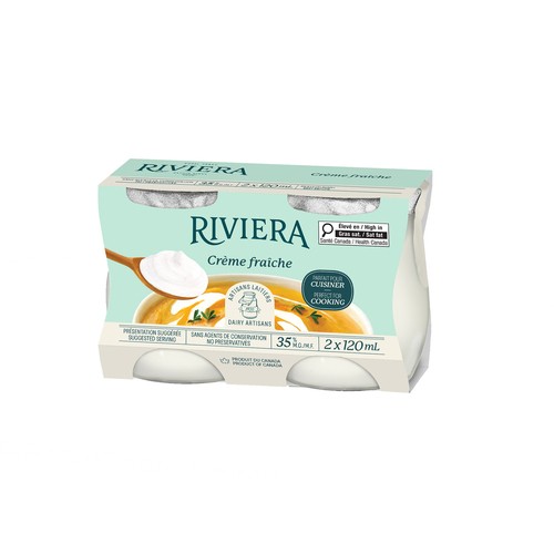 Riviera 35% Creme Fraiche 2 x 120 ml