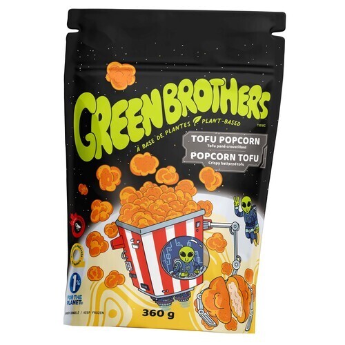 Green Brothers Vegan Frozen Tofu Popcorn 360 g 
